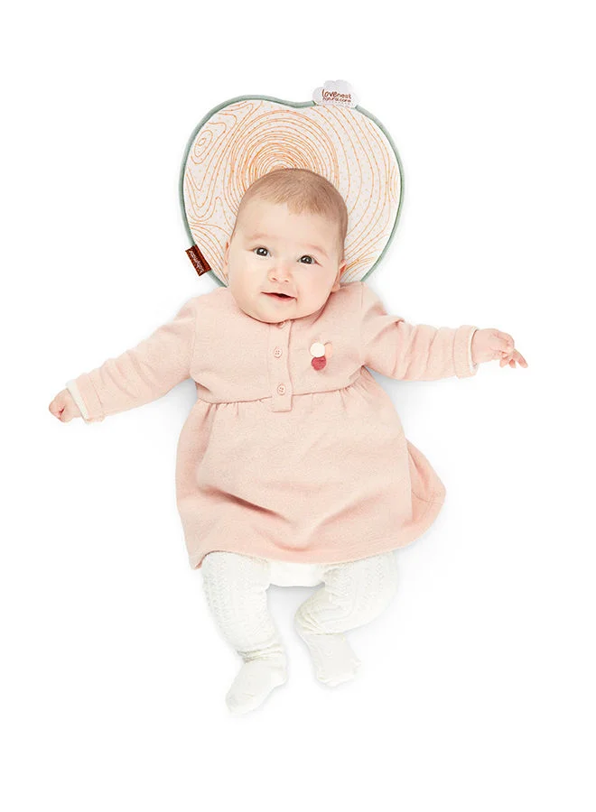 بيبي موف Baby Pillow Natural Care Antibacterial, Antibacterial Properties, Natural Materials, Ergonomic Design , Breathable Fabric, Machine Washable