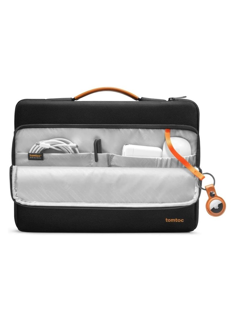 Tomtoc Defender-A14 360 Protective Laptop Carrying Case for 13-inch MacBook Air M2/A2681 M1/A2337 2022-2018, MacBook Pro M2/A2686 M1/A2337 2022-2016, Shock-Proof, Water-Resistant Laptop Accessory Eco-Friendly Sleeve Bag  - Image 4