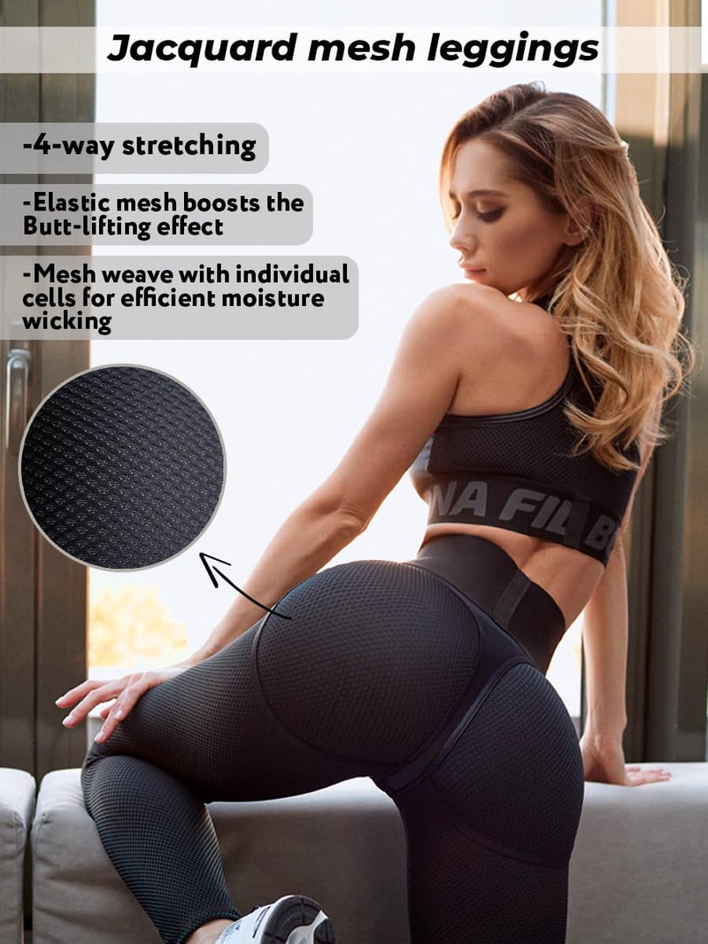 Bona Fide Butt Lifting Leggings for Women - Scrunch Butt Leggings High Waisted Tummy Control - Gym Workout Yoga Pants - Image 4