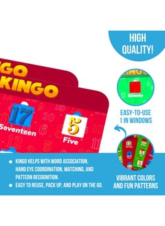 Regal Games Regal Games Kingo Numbers Edition - Bingo Game for Kindergarten and Preschool Kids - Fun Educational Learning Game for Classroom & Home - Vocabulary Builder Kids Bingo  - Image 3
