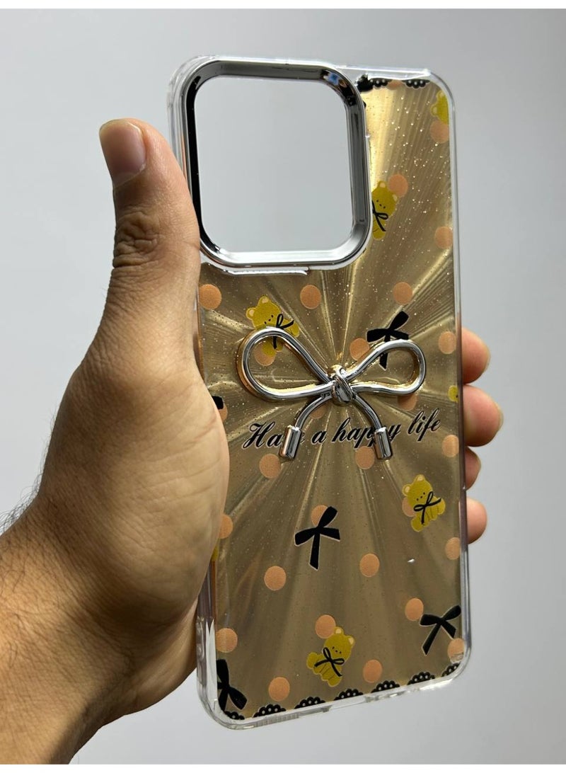 غطاء خلفي علي شكل فيونكا متوافق مع هاتف Honor X8C - Image 2