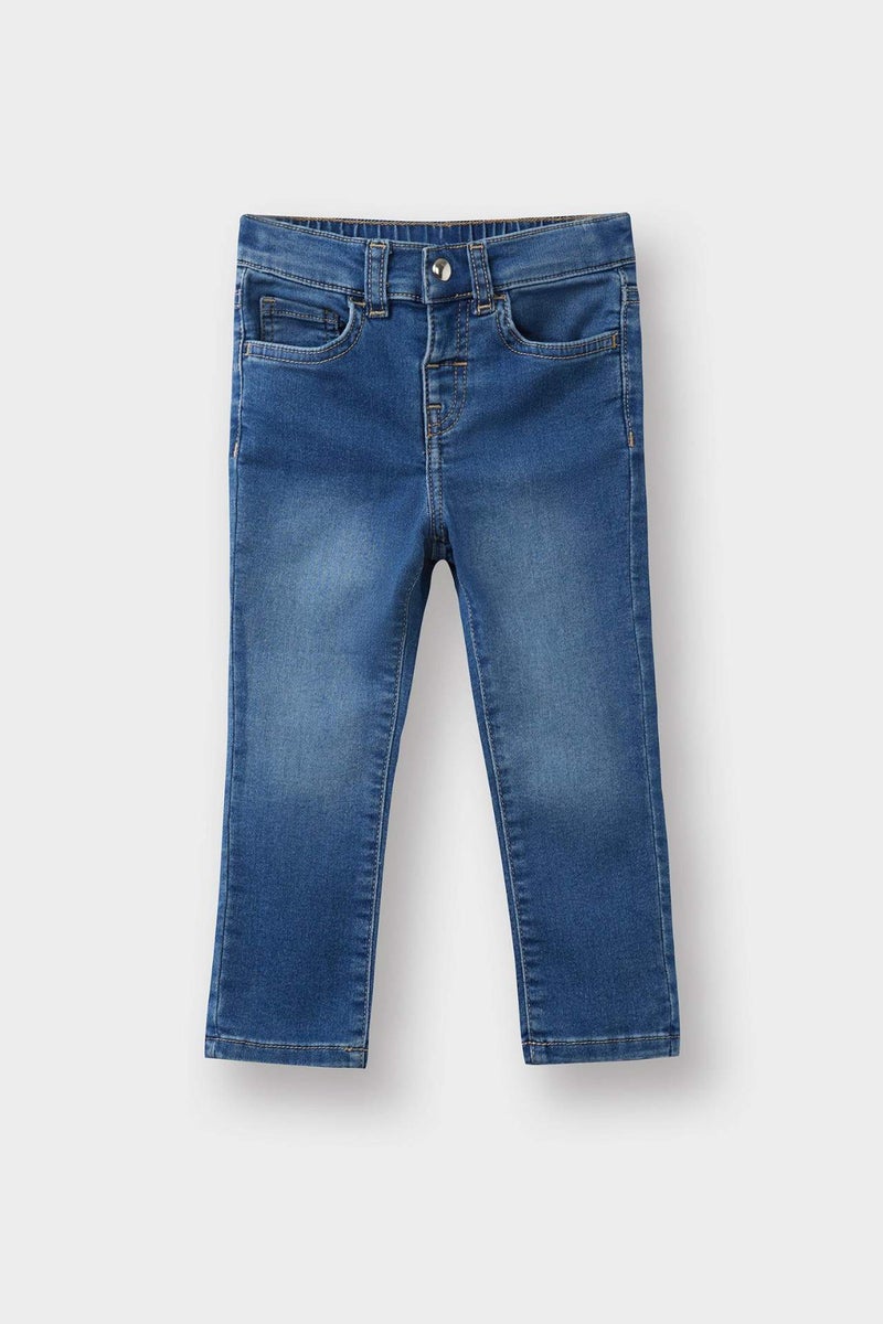 DeFacto Baby Girl Elastic Waist Jeans - Image 2