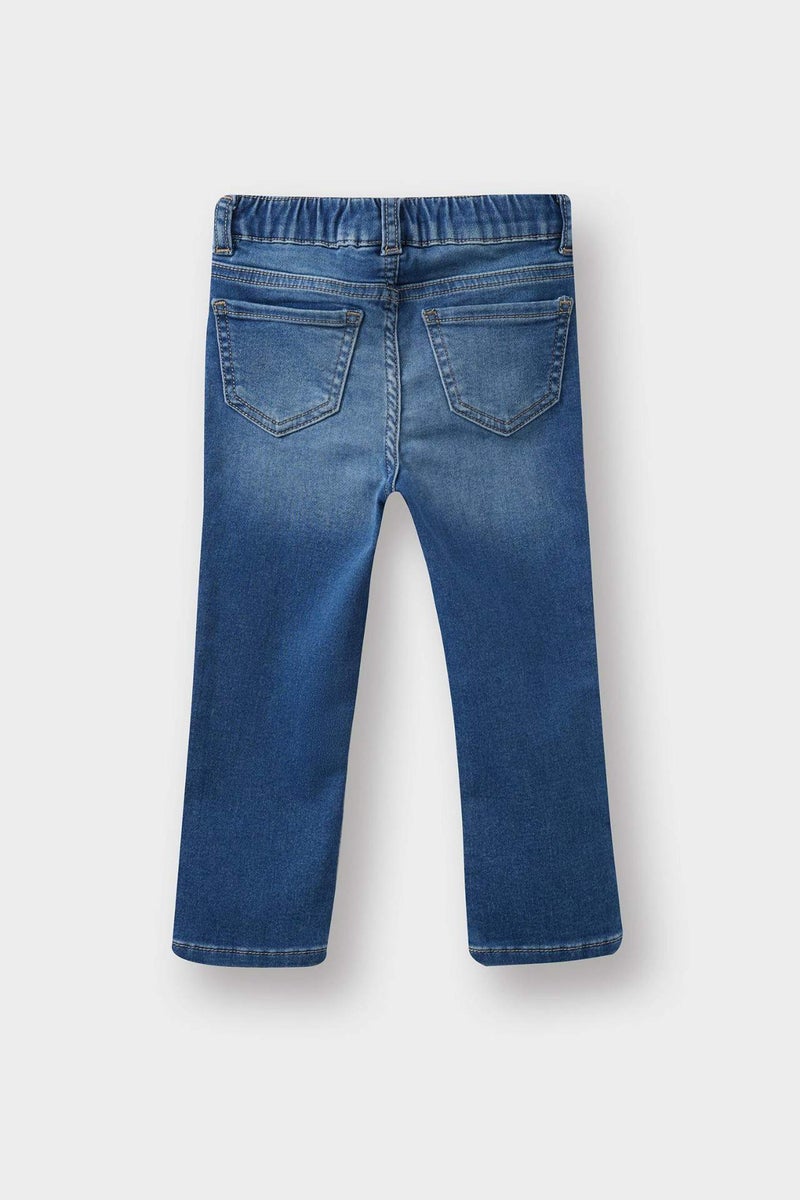 DeFacto Baby Girl Elastic Waist Jeans - Image 4