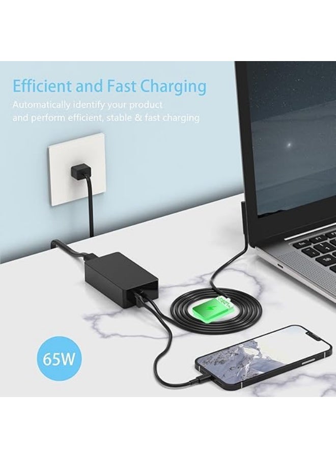 65W Laptop Charger Power Adapter Compatible with Surface Pro Surface Laptop Surface Go and Surface Book Devices - Image 4