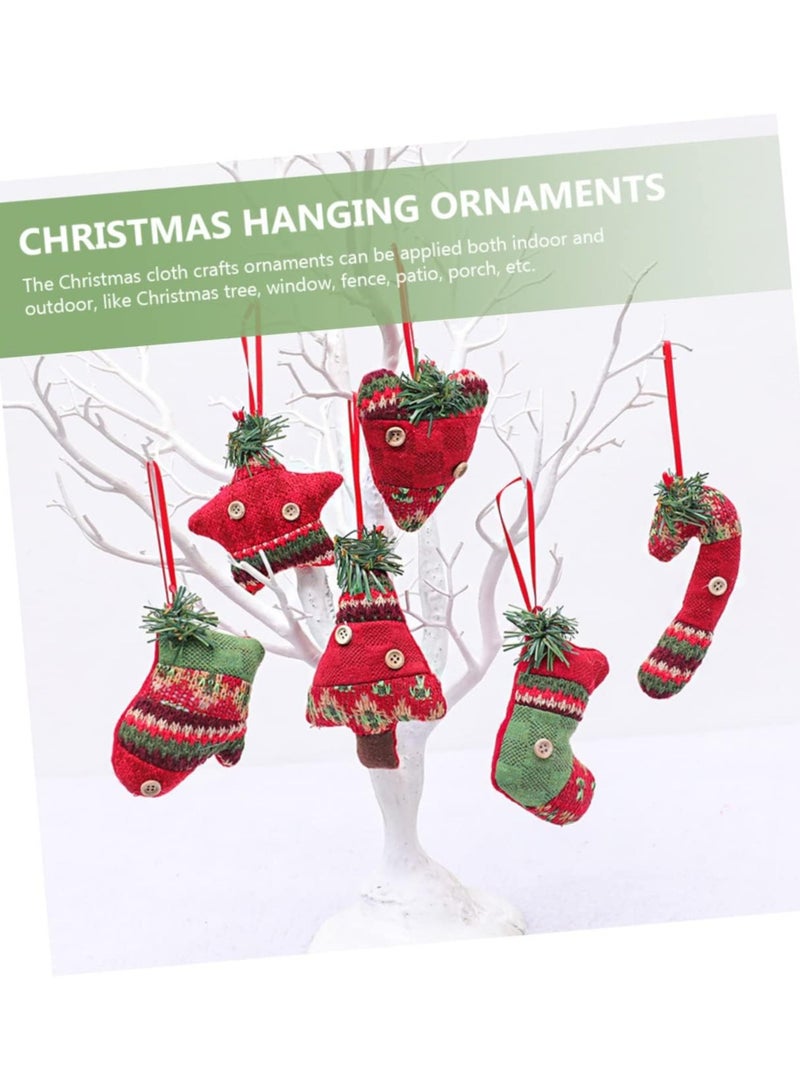 6pcs  Decoration  Ornaments para De Mujer Interior Astetic Room Decor  Tree Hanging Decoration  Candy Socks Holiday Ornaments - Image 5