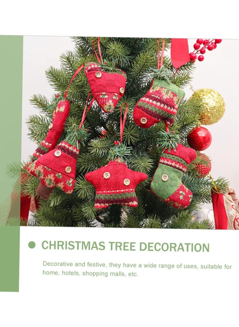 6pcs  Decoration  Ornaments para De Mujer Interior Astetic Room Decor  Tree Hanging Decoration  Candy Socks Holiday Ornaments - Image 2