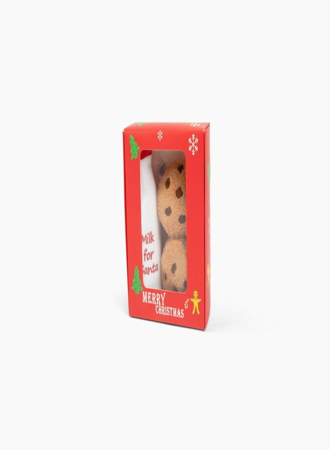 Midlee Santa's Milk and Cookies Plush Dog Toy Gift Box - Image 4