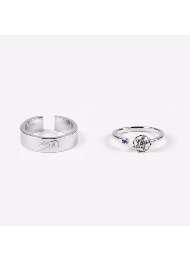 Generic Straykids Second Tour Concert Peripheral Letter Ring Li Longfu Fang Canhuang Xuanchen Open Ring 