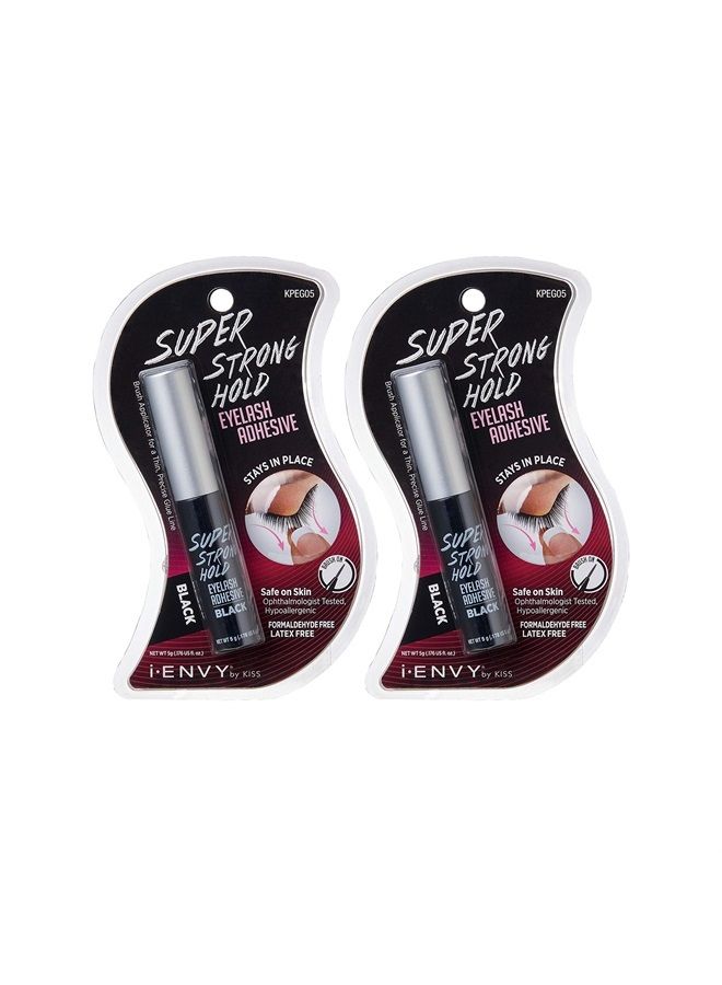 KISS لاصق رموش قوي للغاية من آي إنفي 0.176 أونصة (KPEG05- 2 عبوة) - Image 1