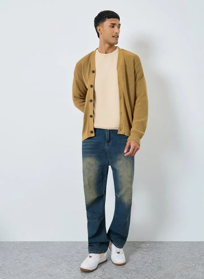 ستايلي كارديجان محبوك سميك بأزرار أمامية