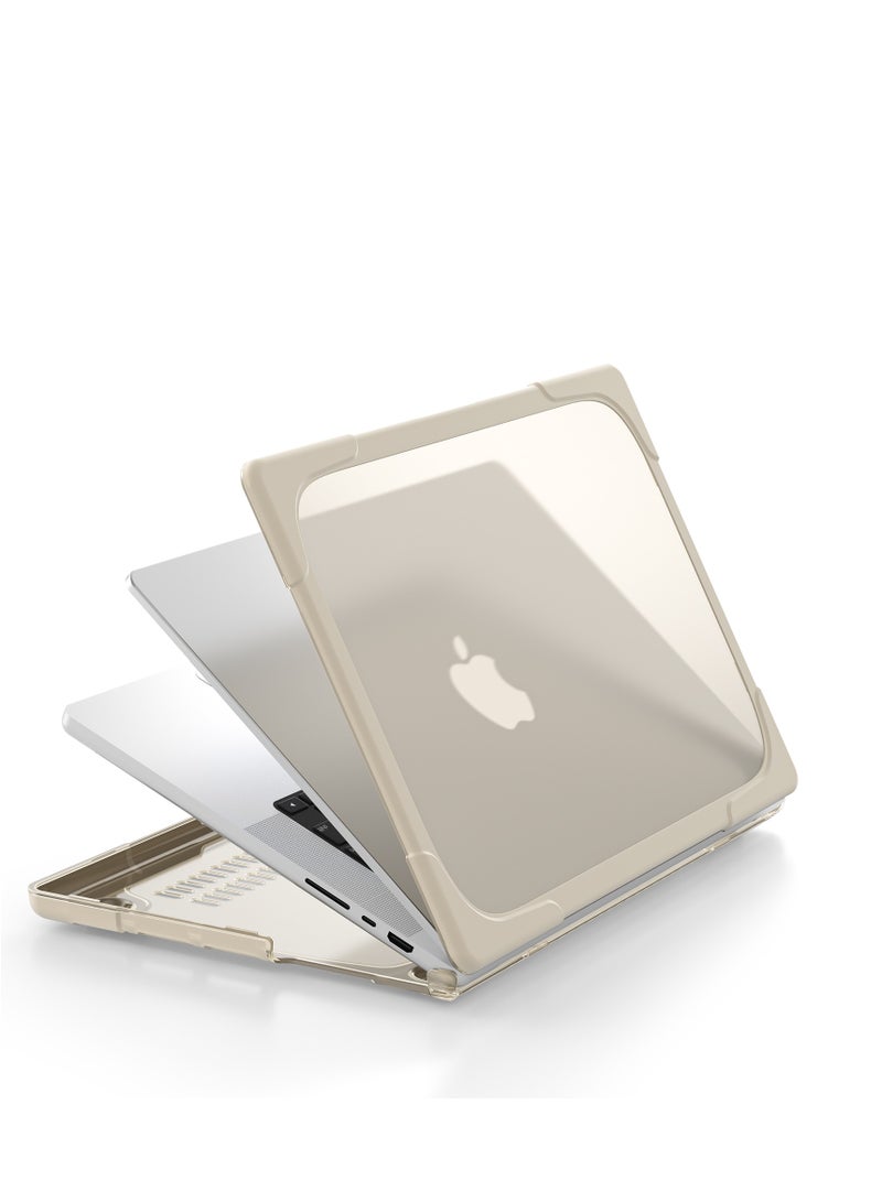 GULFLINK GULFLINK Hard Shell Case Cover with Kickstand Shockproof Function for MacBook pro 14.2 inch 2021 - Image 2