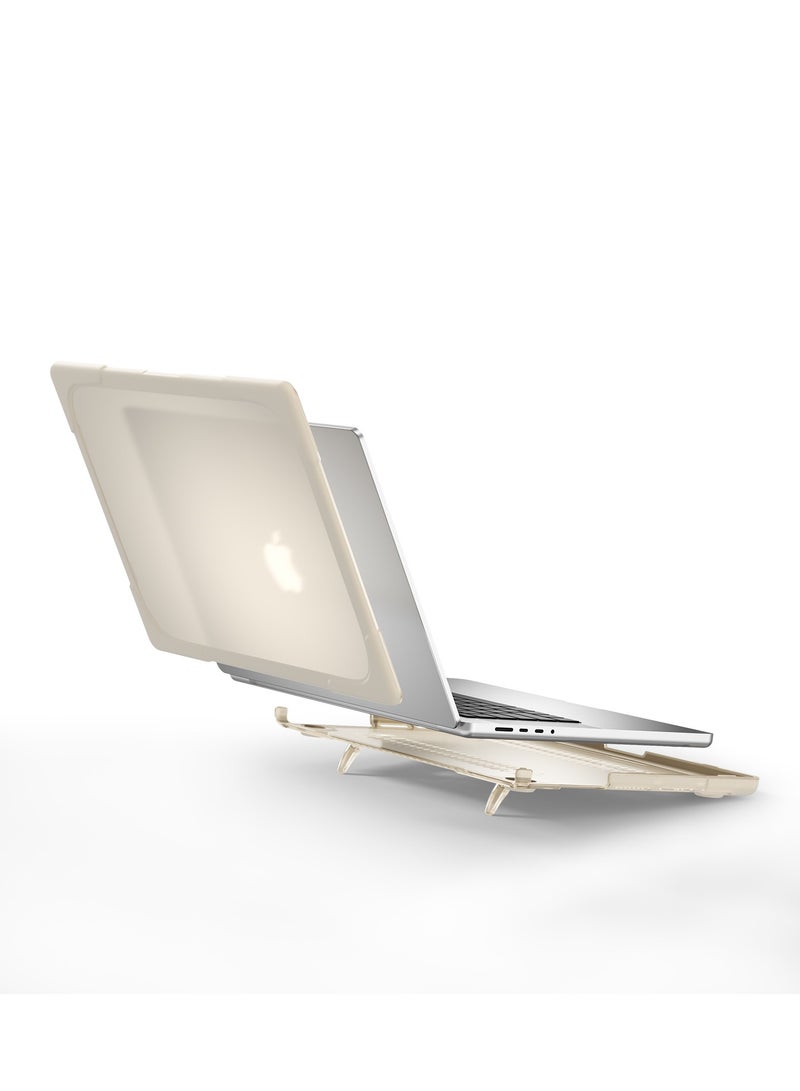 GULFLINK GULFLINK Hard Shell Case Cover with Kickstand Shockproof Function for MacBook pro 14.2 inch 2021 - Image 4