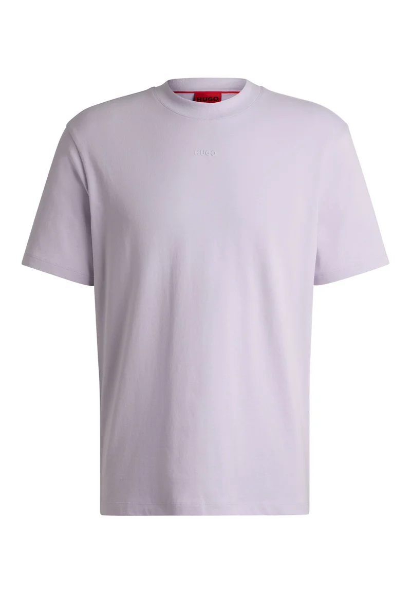 HUGO Relaxed-fit T-shirt in cotton with logo print