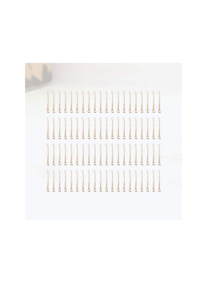 klarako 200pcs Bar Links 2 Hole Stick Strip Earrings Connector Rod Charms for Bracelet Necklace Jewelry Making Findings Supplies 20mm  - Image 5