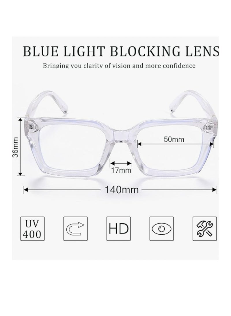 بوما للبصريات +1.50  نظاراه  قراءة للنساء، رجال أو للجنسين، نظارات قراءه طبيه مكبرة لتصحيح ضعف النظر  مع تقدم العمر ،لون الإطار جريء عدسات مضادة للتعب والضوء الأزرق، تصميم خفيف الوزن ،حمايه شاشة كمبيوتر  وحجب الضوء الأزرق ورؤية واضحة للقراءة - Image 5