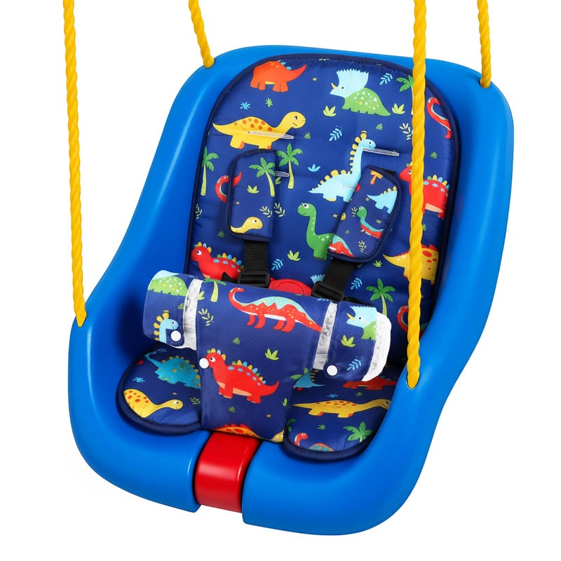 Jenaai Toddler Swing Cushion Baby Swings Outdoor Seat Insert Pad Compatible with Swings for Toddlers Age 1-3 Detachable Machine and Washable(Not Included Swing)(Dinosaurs) - Image 1