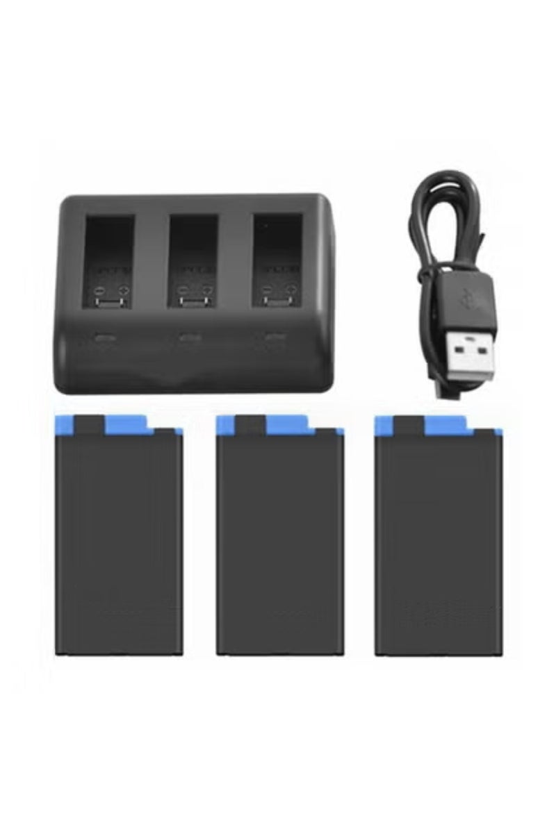 Intelligent Full Decode 3 Slot Rapid Charger Replacement Battery - 1400mAh (3 Pieces) - Image 1
