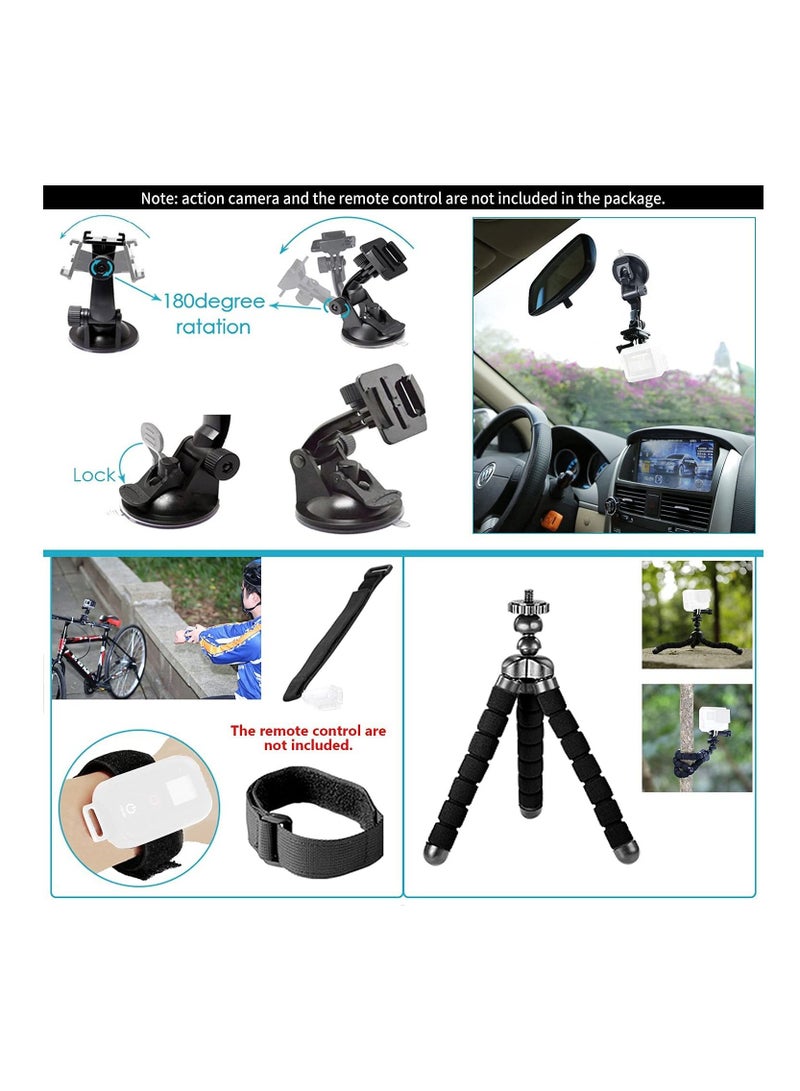 50 في 1 مجموعة ملحقات Gopro لكاميرا GoPro Hero4 Session Hero1 2 3 3 وكاميرات رياضية خارجية أخرى - Image 3