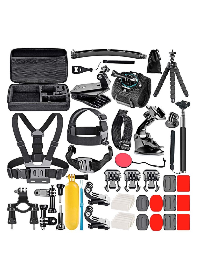 50 في 1 مجموعة ملحقات Gopro لكاميرا GoPro Hero4 Session Hero1 2 3 3 وكاميرات رياضية خارجية أخرى - Image 1