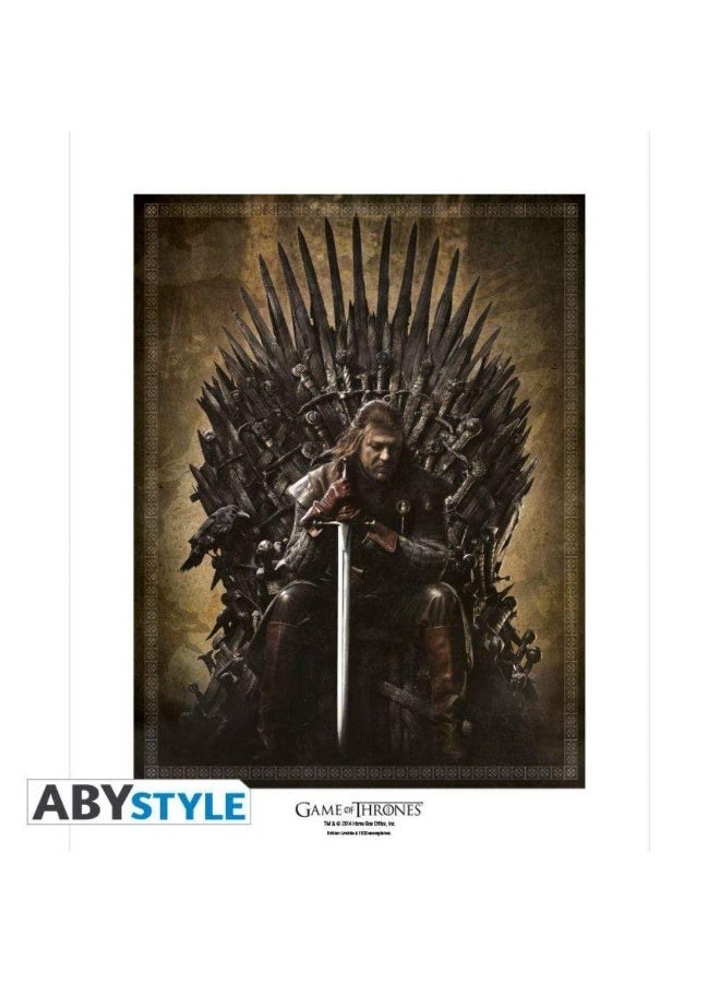 GAME OF THRONES - Collector Artprint "Trône" (50x40)