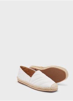 ELLA Zig Zag Quilted Flat Espadrille  - Image 4