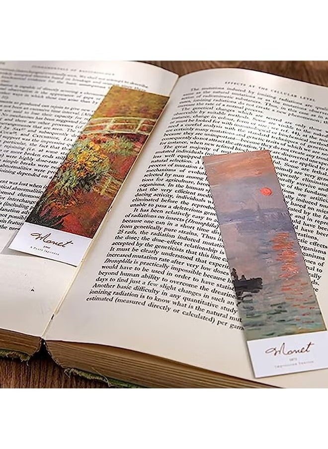 GMORO 30PCS Van Gogh Art Works Paper Bookmarks for Book Lovers, Boxed Famous Print Bookmarks Set  - Image 5