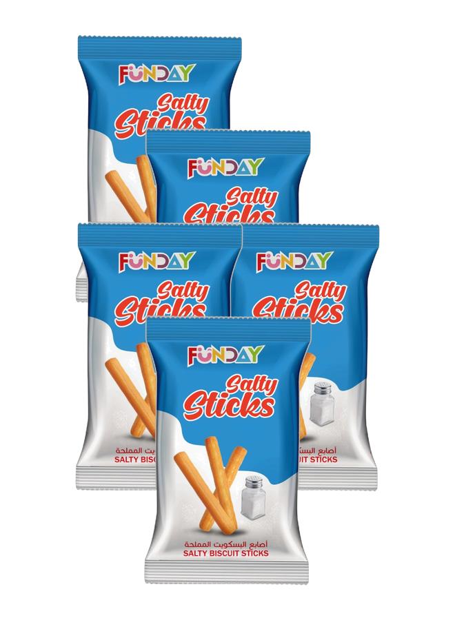 Funday Biscuits Stix Salt 36grams (Pack of 5) - Image 1