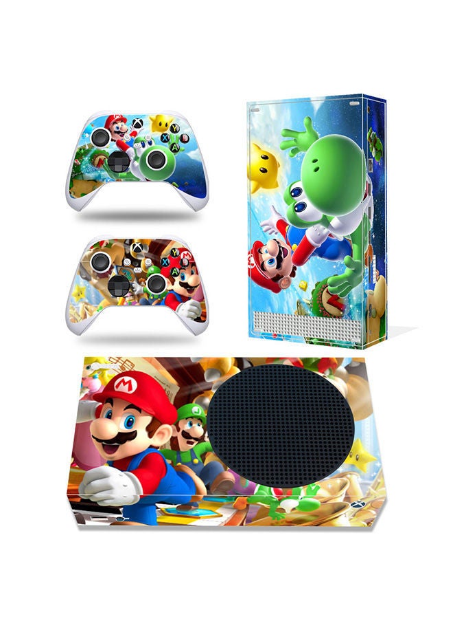 NIBEMINENT Console and Controller Decal Sticker Set For Xbox Series S Super Mario