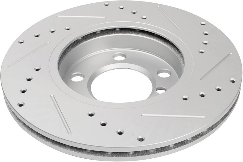 TRQ Front Performance Brake Rotors Set Premium G-Coated Compatible with 2011-2016 Mini Cooper Countryman 2013-2016 Cooper Paceman - Image 5