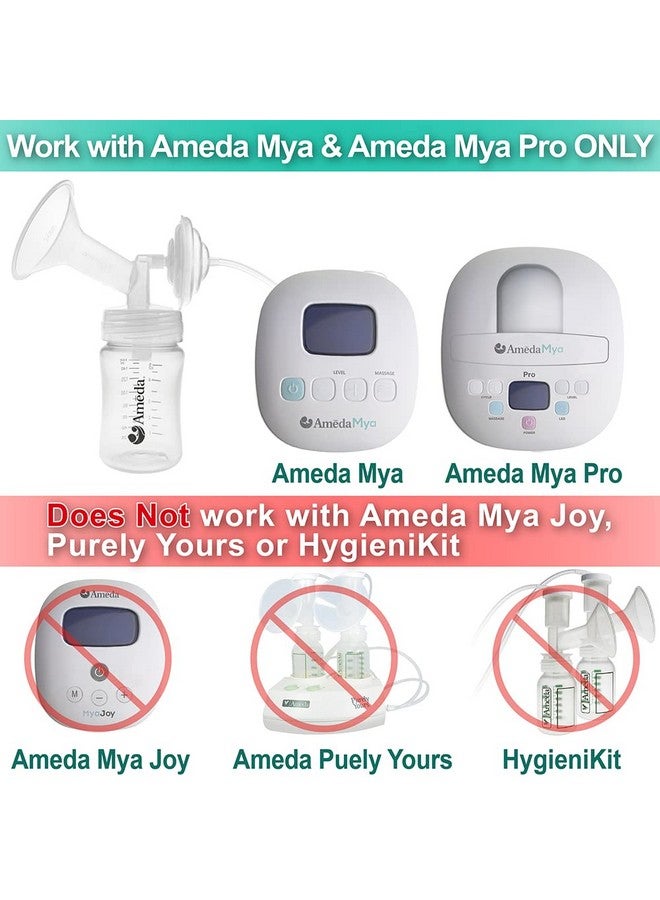 نينس سابلاي شفة Nenesupply مقاس 24 مم متوافقة مع مضخات الثدي Ameda MYA Ameda MYA Pro. غير مصممة لمضخات Ameda MYA Joy. ليست قطع مضخة Ameda الأصلية. ليست قطع مضخة Ameda الأصلية. استبدل شفة Ameda MYA. - Image 1