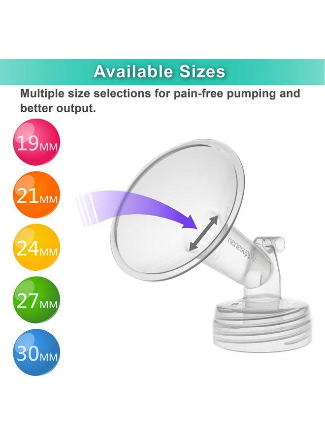 نينس سابلاي شفة Nenesupply مقاس 24 مم متوافقة مع مضخات الثدي Ameda MYA Ameda MYA Pro. غير مصممة لمضخات Ameda MYA Joy. ليست قطع مضخة Ameda الأصلية. ليست قطع مضخة Ameda الأصلية. استبدل شفة Ameda MYA. - Image 4