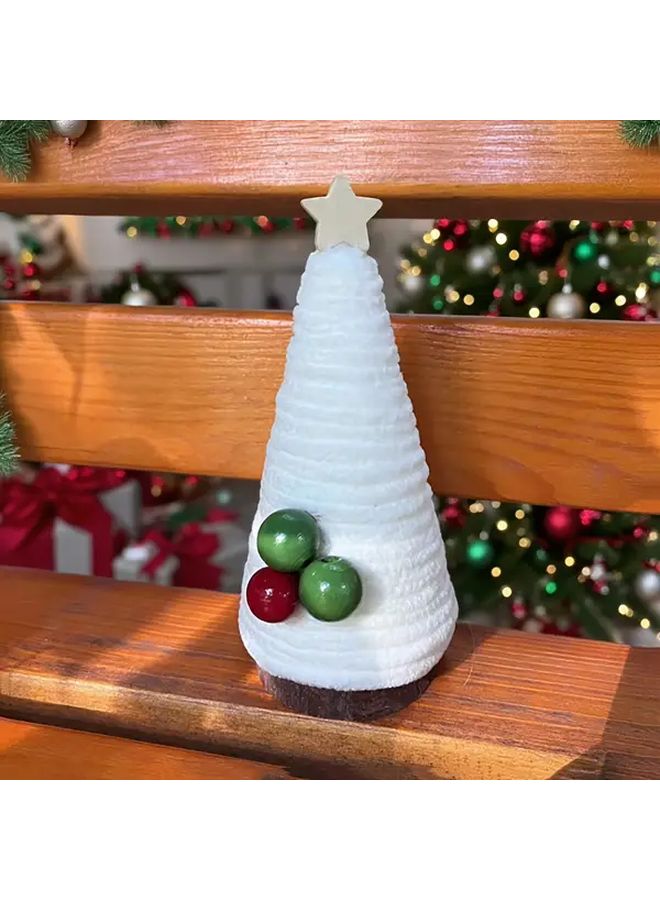 Mini Christmas Tree Ornaments Set 3PCS 21cm Festive Holiday Tabletop Decor - Image 5