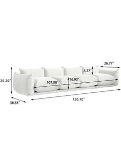 Modern Living Room Home Furniture Elegant White Boucle Modular Sectional Sofa Set (Green) - pzsku/Z9122AFC04D8CF0F82B90Z/45/_/1725443396/e887b123-58fe-4da6-a21b-24c8005d55f9