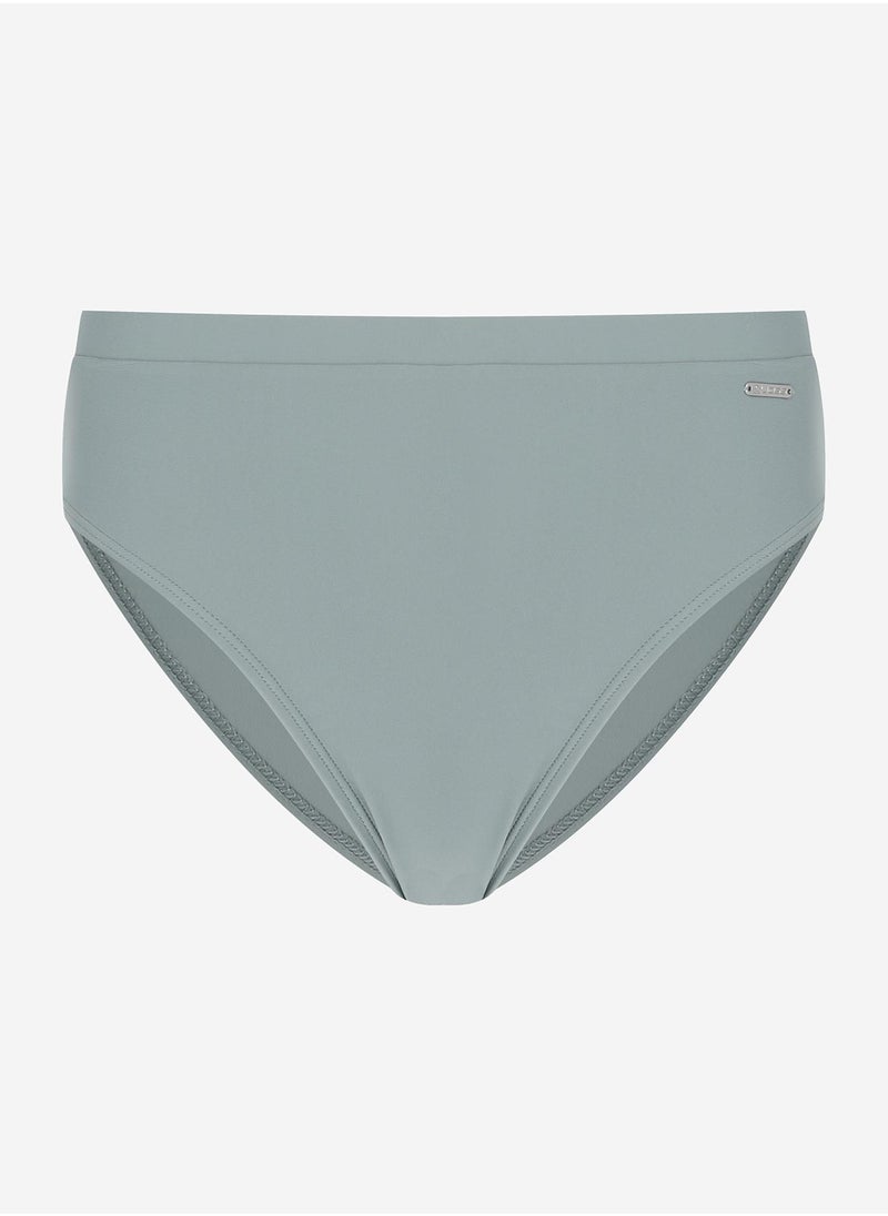Joss Joss Women's Olive High-Waisted Swimming Trunks – Creora Highclo Fiber for Chlorine Resistance, Perfect Fit for Comfort, Ideal for Pool & Beach  - Image 4