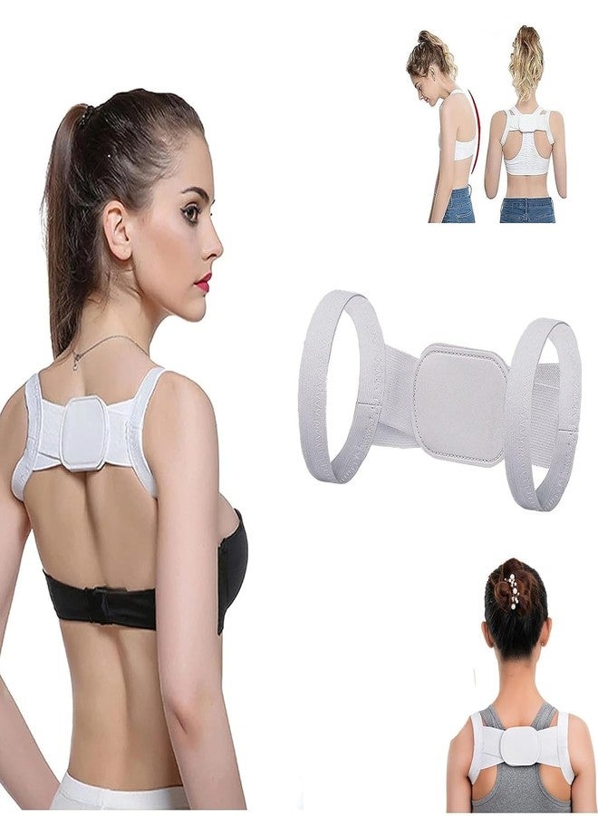 HEVIR polyester Adjustable Posture Corrector for All Ages - Unisex Back Shoulder Brace for Spine Support, Relieves Neck & Shoulder Pain - Freesize Orthotic Belt for Better Posture & Health - Image 1