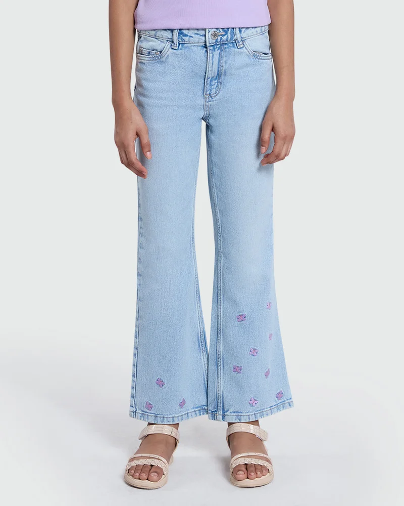 Ovs Light Blue Flared Denim – Classic Edition