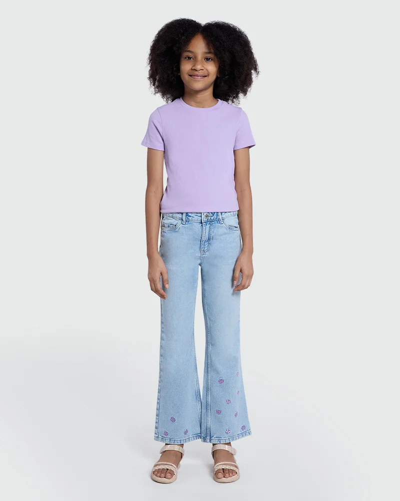 Ovs Light Blue Flared Denim – Classic Edition