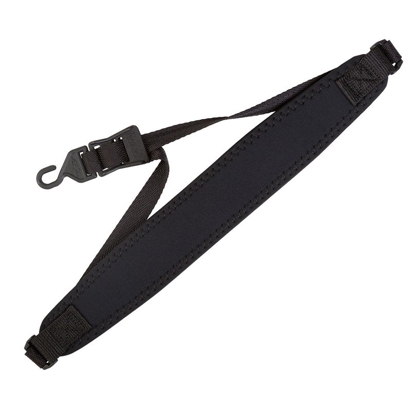 Neo Tech Neotech Classic Instrument Strap - Open Hook, Regular - Neck Strap for Saxophone, Clarinet, English Horn & More - Comfortable Neoprene Instrument Neck Strap - Made in USA - Black - Image 4