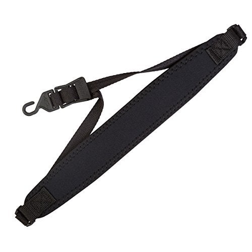 Neo Tech Neotech Classic Instrument Strap - Open Hook, Regular - Neck Strap for Saxophone, Clarinet, English Horn & More - Comfortable Neoprene Instrument Neck Strap - Made in USA - Black - Image 1