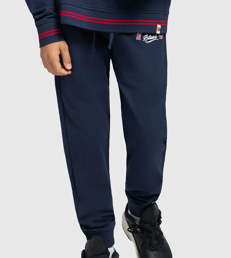 بيفرلي هيلز بولو كلوب بنطلون رياضي بخصر مطاطي مطرز بشعار