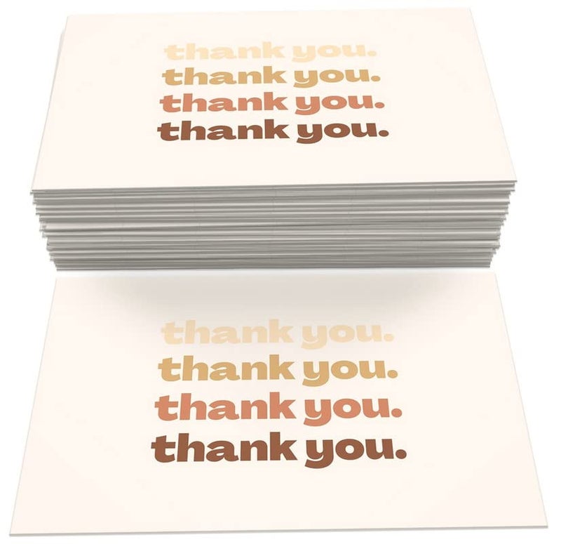 VAAIMAI 240 Pieces Thank you for Supporting My Small Business Cards Thank you Floral Cards for Retail Store Owner Gift Shop Package Inserts Thank You Cards for Retail Store Owner 35 x 2