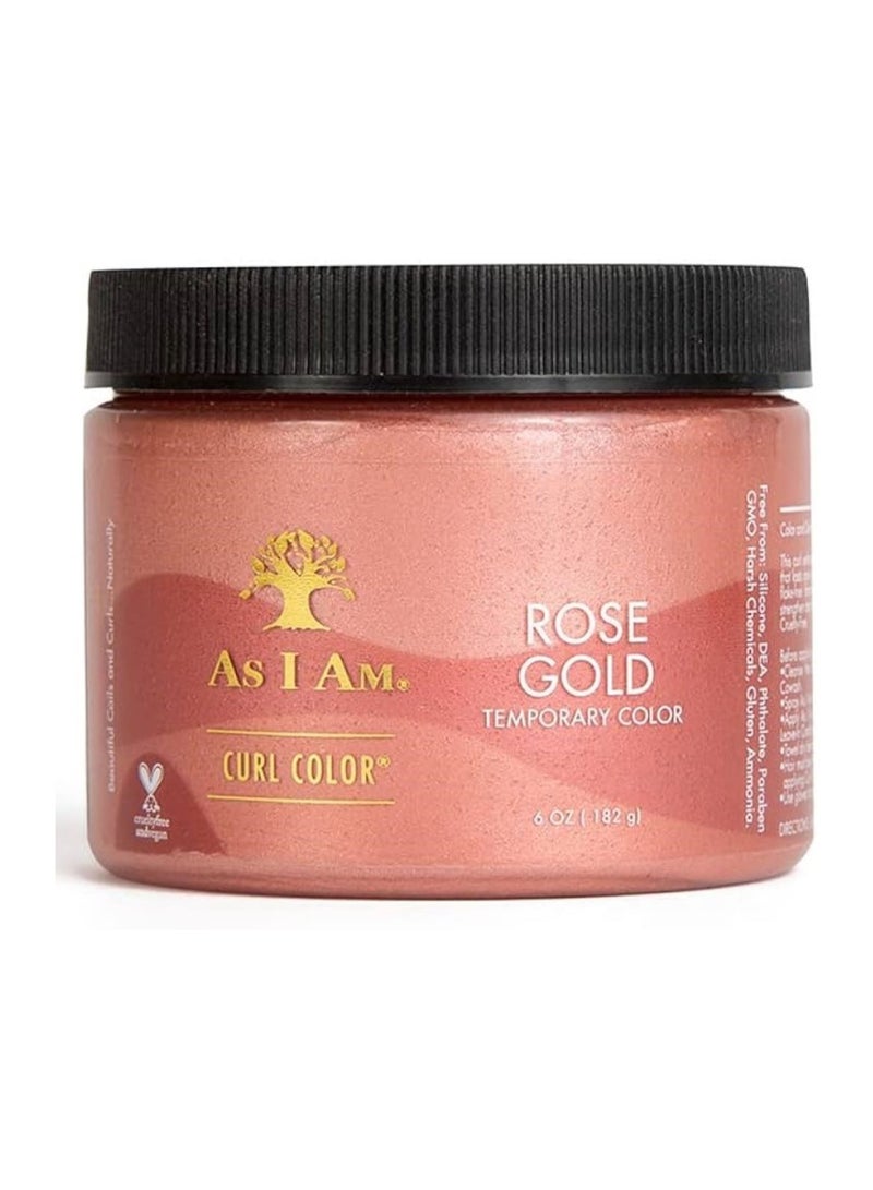 As I Am Curl Color - Rose Gold - 6 ounce - Color and Curling Gel - Temporary Color - Vegan and Cruelty Free  - Image 1
