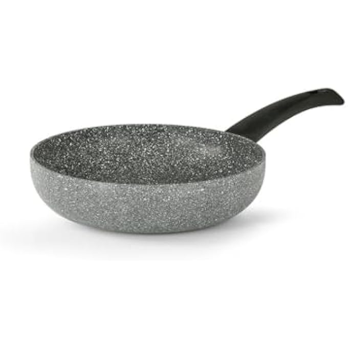 Flonal Pivpb2270 Pietra Stone Effect Aluminum Viva Extra Deep Frying Pan Diameter 22 Cm Aluminium - Image 1