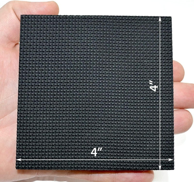 FUNI Furniture Pads, 4” Furniture Pad, Non Slip Furniture Feet Pads, Rubber Stickers Self Adhesive Furniture Felt Pads for Fixation in Place Furniture, Chair Legs,Tiled, Laminate, 48 Pcs - Image 2