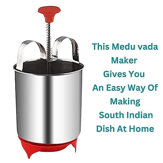 FROWWY MEDUVADA Maker for Perfectly Shaped Crispy Medu Vada Hygienic Without Any Hassle Vada Maker Menduvada Machine Multicolour - Image 3