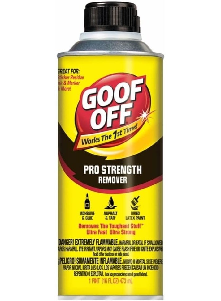 Goof off FG653 Strength Cleaner/Remover, Pourable 16oz - Image 1