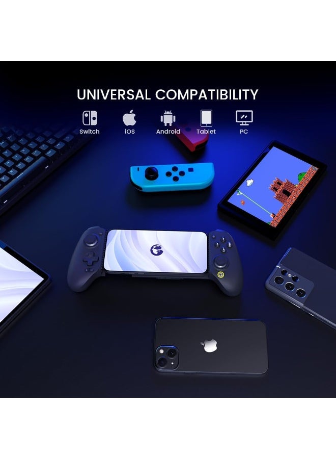 GameSir G8 Plus Bluetooth Mobile Game Controller for Switch & iOS & Android & Tablets, Wireless Gamepad with Hall Effect Joysticks/Hall Trigger, Play Minecraft, Genshin Impact, Call of Duty Mobile  - Image 2