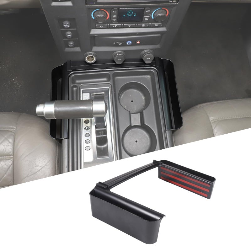Gear Shift Organizer Tray Compatible with Hummer H2 20032009 Center Console Shifter Storage Box ABS Storage Tray Create Extra Storage Space for Driver and Passenger Fit for H2