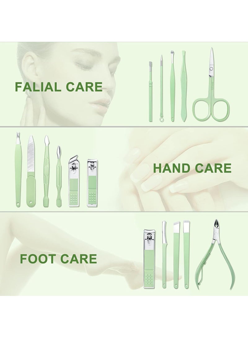Generic 16 in 1 Nail Clippers Set Stainless Steel Pedicure Kit Nail Care Kit With Portable Travel Case for Home Workplace Outdoor Travel  - Image 5