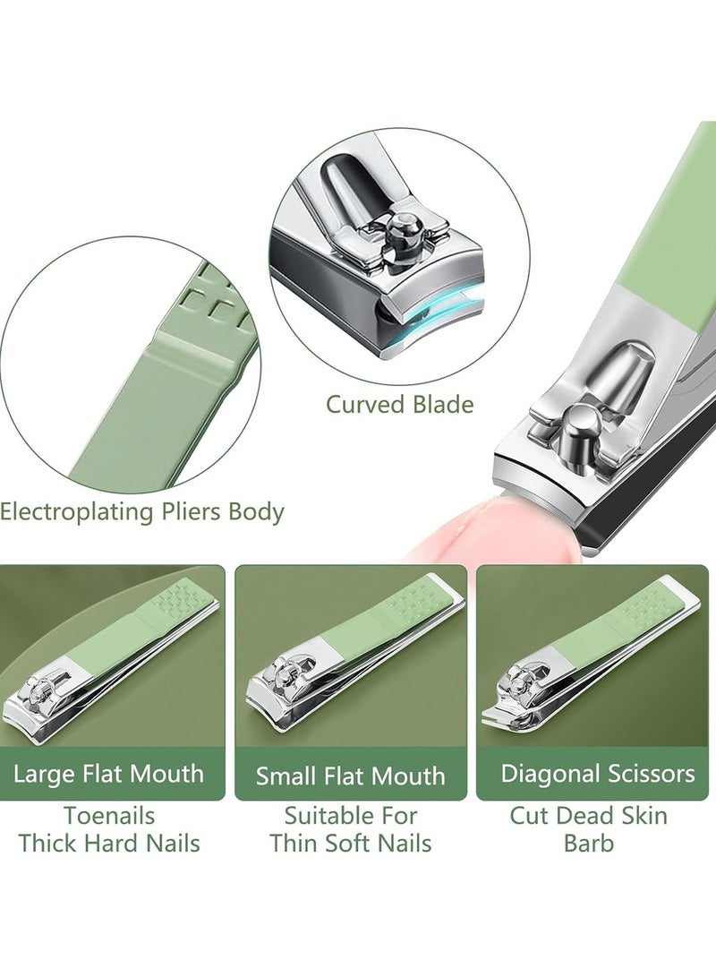 Generic 16 in 1 Nail Clippers Set Stainless Steel Pedicure Kit Nail Care Kit With Portable Travel Case for Home Workplace Outdoor Travel  - Image 3